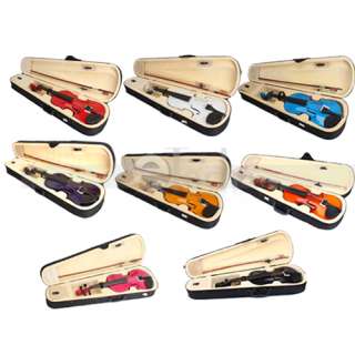 Any Color 4/4 3/4 Acoustic Violin Handmade Spruc Nice Sound With Case 