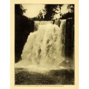  1909 Print Waterfall Nairobi Kenya Peter Dutkewich Water 