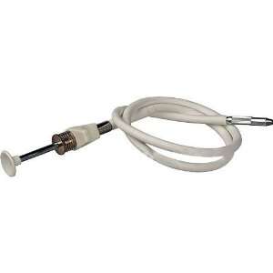  Gepe 601214 Pro Release 12 in. White Pvc Cable With Disk 