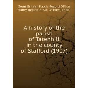  A history of the parish of Tatenhill in the county of Stafford 