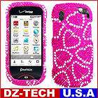 Pink Hearts Bling Hard Case Cover for Veriz
