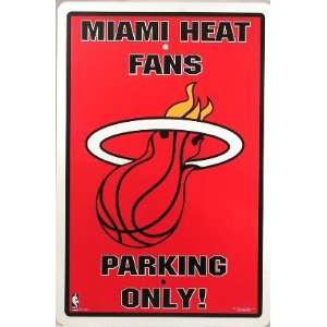  Miami Heat Fans Parking Only Sign NBA Licensed Sports 