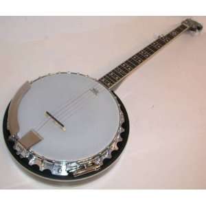  Oscar Schmidt Electric 5 String Banjo, Mahogany, w/ Pickup 