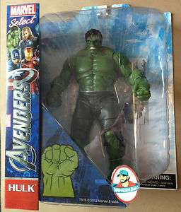   SELECT INCREDIBLE HULK THE AVENGERS MOVIE ACTION FIGURE NEW FIGURE