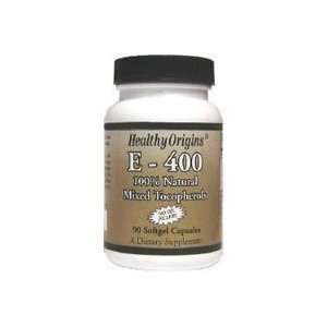  Healthy Origins Natural Vitamin E, 400 IU D Alpha   90 
