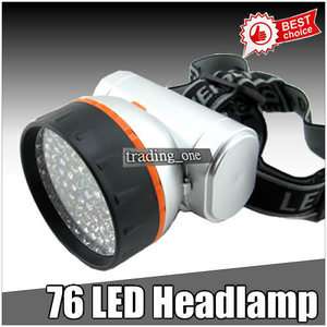 76 LED HeadLamp Head Light Torch Flashlight 4 MODE Sale  