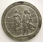 1892   1893 Columbian Exposition Chicago Eglit 37 Medal White Metal