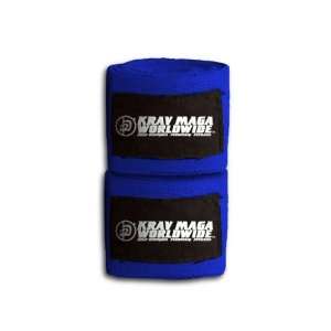  Krav Maga Elastic Hand Wrap (Blue, 180 Inch) Sports 
