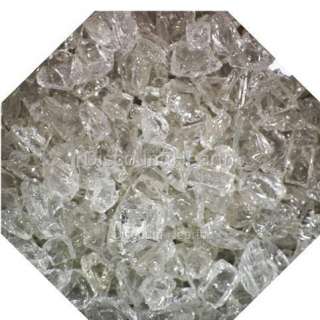 Clear ice Fire Glass Fireglass Fire Pit Fireplace Glass Crystals 