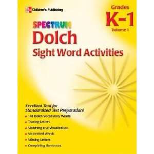  SPECTRUM DOLCH SIGHT WORD VOL. 1 Toys & Games