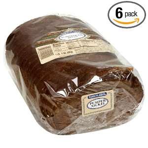 Rubschlager Bread, Sandwich, Pumpernickel, 24 Ounce (Pack of 6 