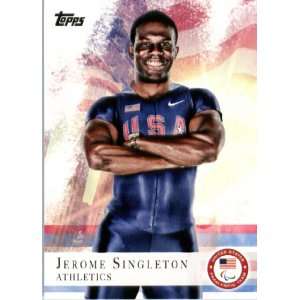  2012 Topps US Olympic Team #48 Jerome Singleton Athletics 