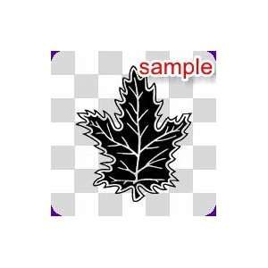  NATURE AND INSECTS FALL SEASON LEAF 12 WHITE VINYL DECAL 