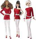 NEW BARBIE BASICS RED COLLECTION SET OF 3 TARGET 2011  