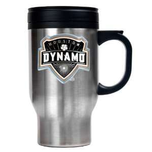  Houston Dynamo 16oz Stainless Steel Travel Mug   Primary Team 