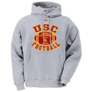  Nike USC Trojans Ash 2006 Rose Bowl Bound Hoody Sweatshirt 
