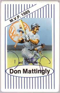 DON MATTINGLY 1987 Sports Impressions Ceramic Card 1985 MVP # /2500 