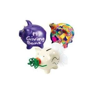  Decorate a Piggy Bank   Set of 12 Toys & Games