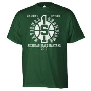 Michigan State Spartans adidas Green 2010 NCAA Basketball 
