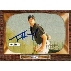  Cleveland Indians Tom Mastny Signed 2004 Heritage Card 