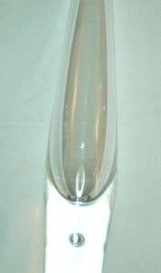 Steuben 7989 Bubble Teardrop Art Glass Crystal Bud Vase 8 Tall 