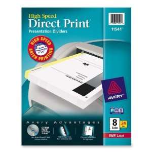    Avery Direct Print High Spd Presentation Dividers