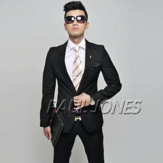   Fashion Stylish Slim Fit One Button Wedding Suit 2pcs Nwt  