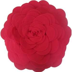  Red Rose Flower Decorative Throw Pillow