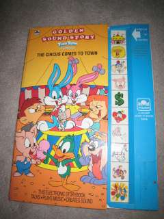   Tiny Toon The Circus Comes To Town Golden Sight N Sound Storybook
