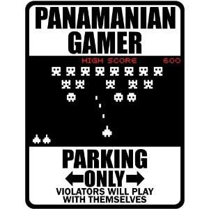 New  Panamanian Gamer   Parking Only ( Invaders Tribute   80S Game 