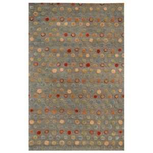  Blue Roundabout Charcoal Contemporary Rug Size 8 x 11 