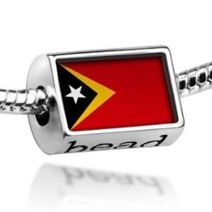  Beads Timor Leste Flag   Pandora Charm & Bracelet 