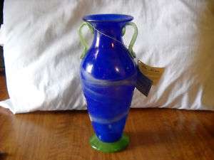 Angelo Rossi Vase, Collectibles, Handcrafted, glass  