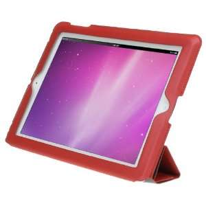  Hornettek IP2 HSL RD Flipit Sleek iPad 2 Stand Cover Case 