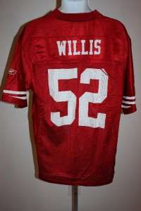 NEW IRREGULAR Patrick Willis #52 San Francisco 49ers MENS Medium 