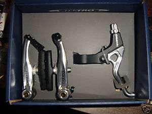 Tektro V Brake BMX Kit Silver NEW Lever+Cable+Caliper  
