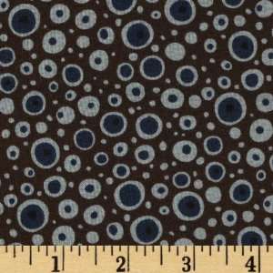  44 Wide Moxie Bubble Dots Blue Fabric By The Yard Arts 
