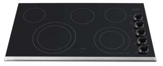   Gallery 36 Black Electric 36 Inch Stovetop Cooktop FGEC3665KB  