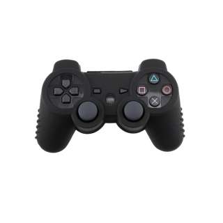 Eforcity Silicone Skin Case for Sony PS3 Controller, Black   