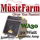 Washburn WA30 30 watt Brown Acoustic Guitar Amp