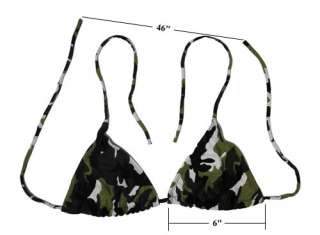 US Army Camouflage Women Underwear Swimsuit Bikini Set M  