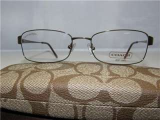 NEW AUTHENTIC COACH 107 DYLAN TAN EYEGLASSES  