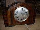 Rare Working Thomas Fattorini Patent Bugler Alarm Clock Key Pendulum