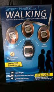   Walking Heart Rate Monitor, Watch & Step Counter All in one  