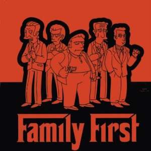 Simpsons   Family First Decal