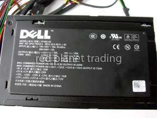 DELL XPS 630 750W Power Supply PSU DW209 DW002 D750E 00  