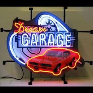  Dream Garage GTO Neon Sign (Multicolor) (24H x 29W x 4D 