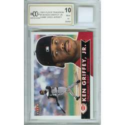 Ken Griffey Jr. Mint Card and Game used Jersey  