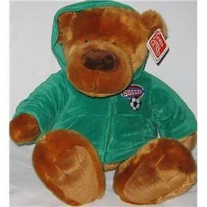  Gund All Stars Soccer Bear   Dressed in Green Hoodie Toys 