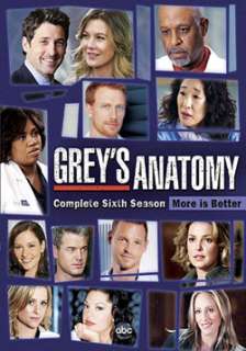 Grey`s Anatomy The Complete Sixth Season (DVD)  